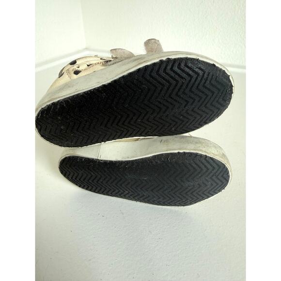GOLDEN GOOSE Baby Superstar Polka Dot Leather Sneakers Size 17 Designer Luxury - Picture 5 of 8